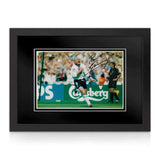 Paul Gascoigne Signed A4 Photo