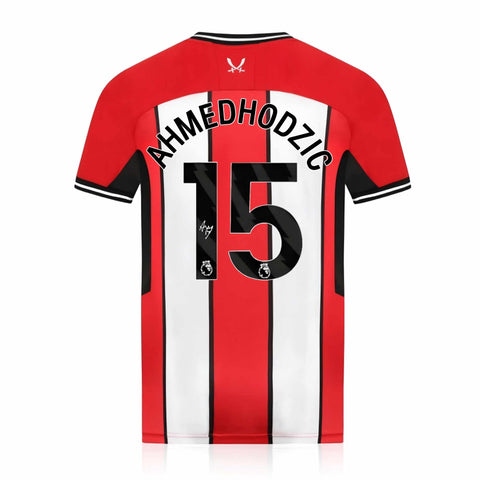 Anel Ahmedhodžić Signed Sheffield United 2023/24 Home Shirt