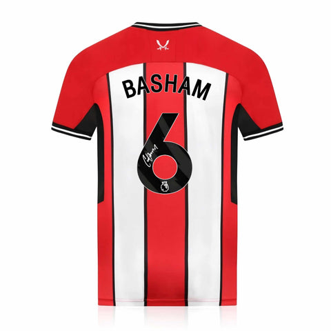 Chris Basham Signed Sheffield United 2023/24 Home Shirt