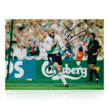 Paul Gascoigne Signed A4 Photo