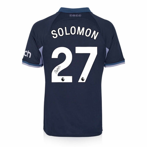 Manor Solomon Signed Tottenham 2023/24 Away Shirt