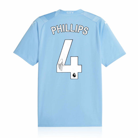 Kalvin Phillips Signed Manchester City 2023/24 Home Shirt