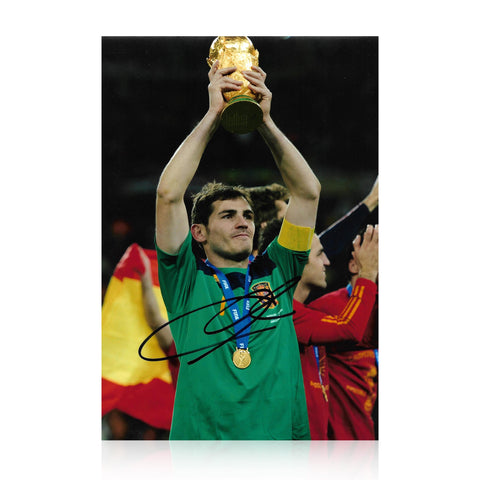 Iker Casillas Signed 12x8 Photo