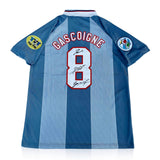 Paul Gascoigne Signed Euro 96 England Away Shirt With “Gazza” Inscription
