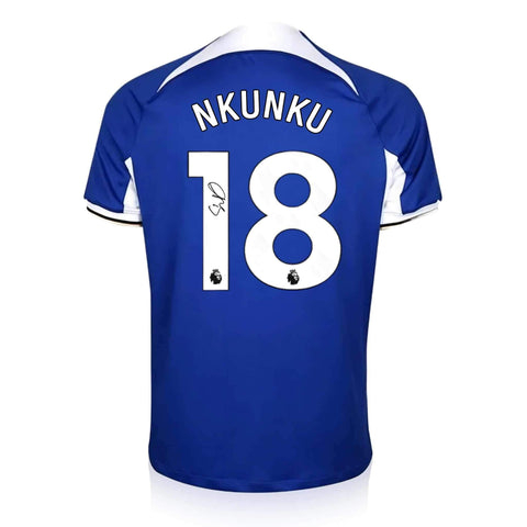 Christopher Nkunku Signed Chelsea 2023/24 Home Shirt
