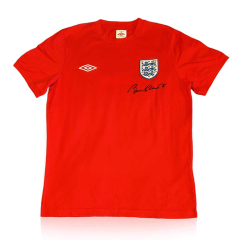 Bobby Charlton Signed England T-Shirt