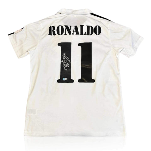 Ronaldo Nazario Signed Real Madrid Home Shirt