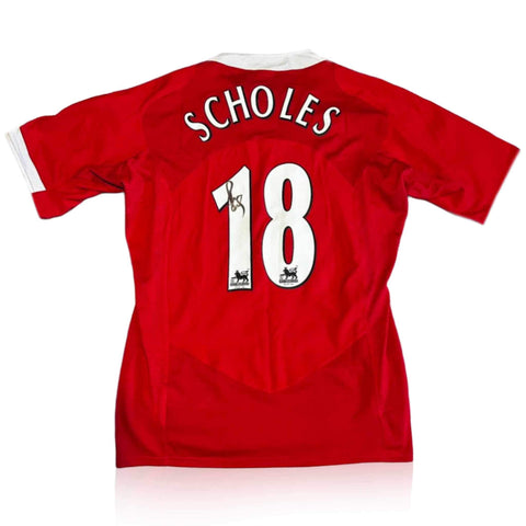 Paul Scholes Signed Manchester United 05/06 Home Shirt