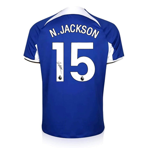 Nicolas Jackson Signed Chelsea 2023/24 Home Shirt