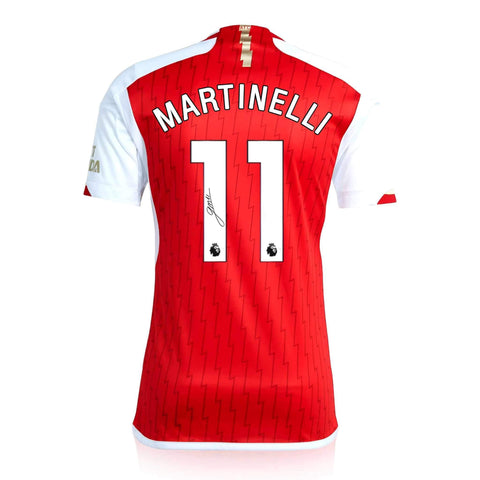 Gabriel Martinelli Signed Arsenal 2023/24 Home Shirt