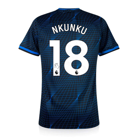 Christopher Nkunku Signed Chelsea 2023/24 Away Shirt
