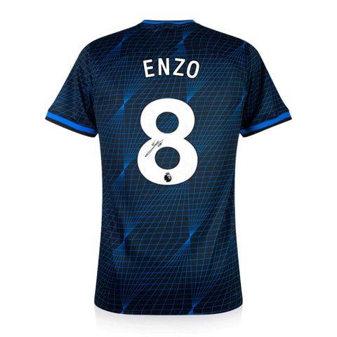 Enzo Fernandez Signed Chelsea 2023/24 Away Shirt