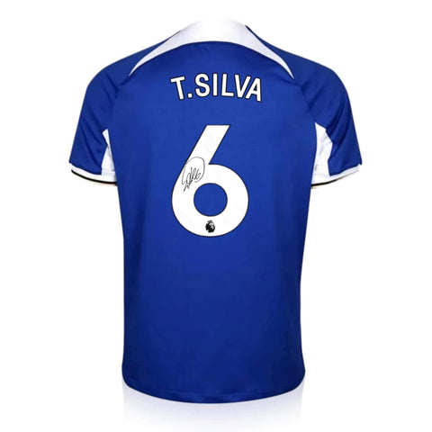 Thiago Silva Signed Chelsea 2023/24 Home Shirt
