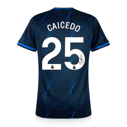 Moises Caicedo Signed Chelsea 2023/24 Away Shirt