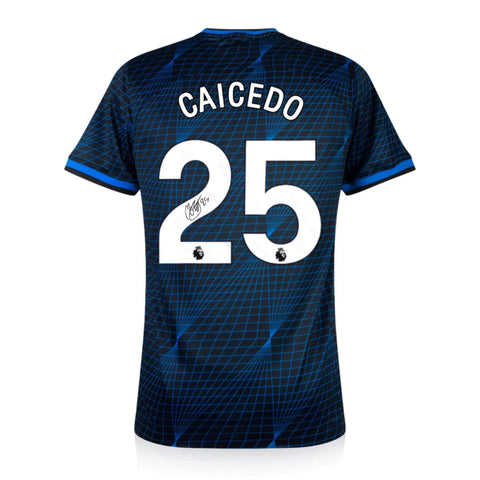 Moises Caicedo Signed Chelsea 2023/24 Away Shirt