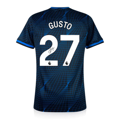 Malo Gusto Signed Chelsea 2023/24 Away Shirt
