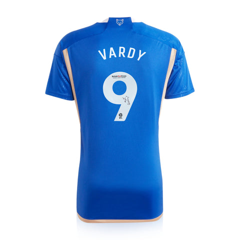 Jamie Vardy Signed Leicester City 2023/24 Home Shirt