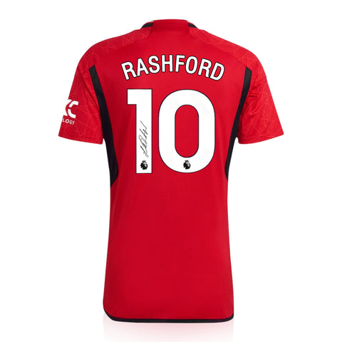 Marcus Rashford Signed Manchester United 2023/24 Home Shirt