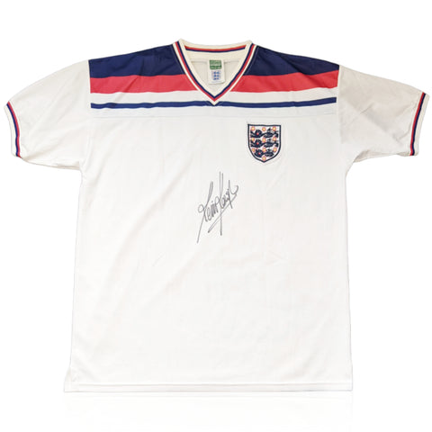 Kevin Keegan Signed Retro England 1982 World Cup Shirt