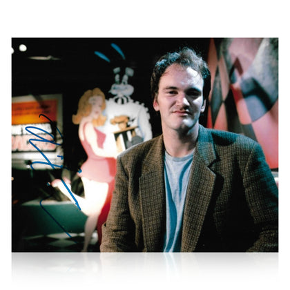 Quentin Tarantino Signed 10x8