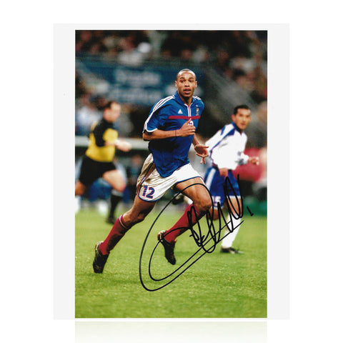 Thierry Henry Signed 10x8 Photo