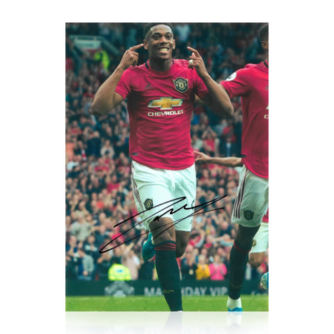 Anthony Martial Signed A4 Photo