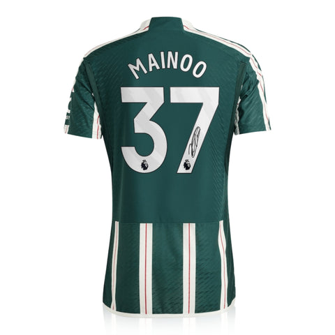 Kobbie Mainoo Signed Manchester United 2023/24 Away Shirt