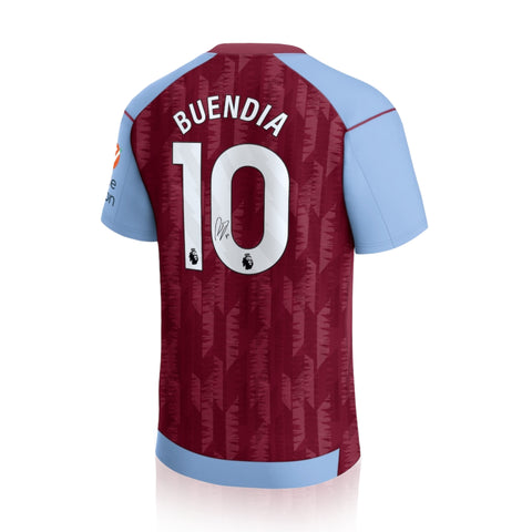 Emiliano Buendia Signed Aston Villa 2023/24 Home Shirt