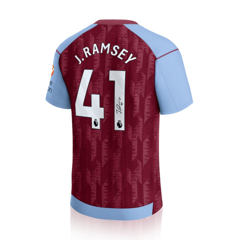 Jacob Ramsey Signed Aston Villa 2023/24 Home Shirt