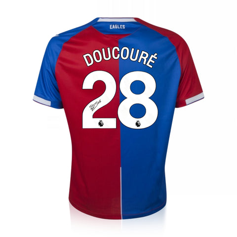 Cheick Doucouré Signed Crystal Palace 2023/24 Home Shirt