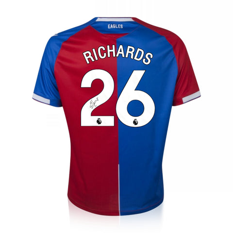 Chris Richards Signed Crystal Palace 2023/24 Home Shirt