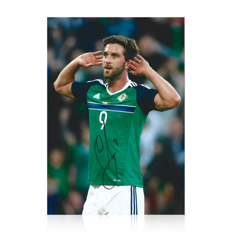 Will Grigg Signed A4 Photo
