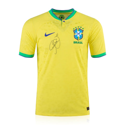 Neymar Jr Signed Brazil 2022/23 Home Shirt