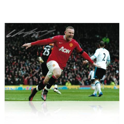 Wayne Rooney Signed 12x8 Photo