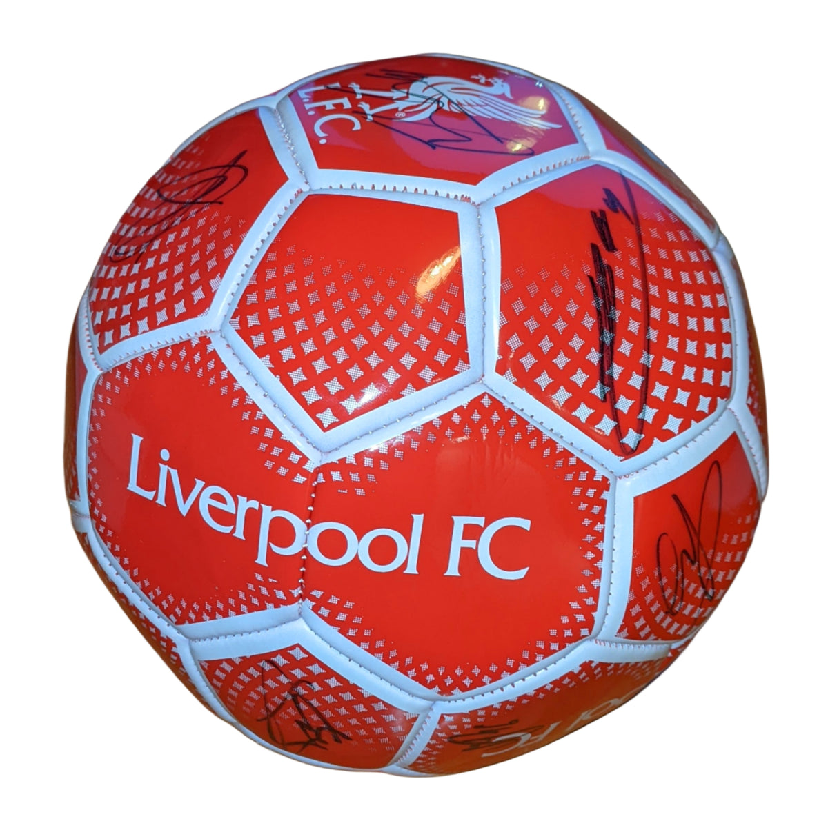 Liverpool FC サイン入りボール Liverpool F.C. 2018/19 Squad Signed Football w/ Official Club COA