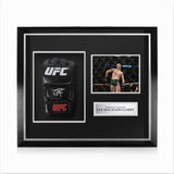 Ian Machado Garry Signed Framed UFC Glove