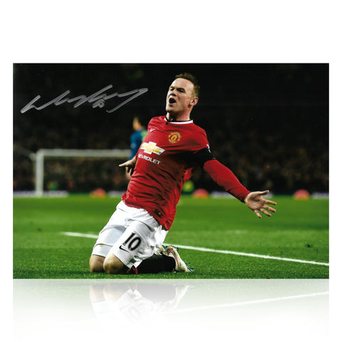 Wayne Rooney Signed 12x8 Photo