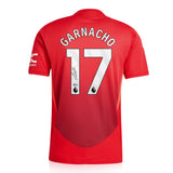 Alejandro Garnacho Signed Manchester United 2024/25 Home Shirt w/ BAS Beckett Authentication
