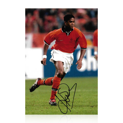Patrick Kluivert Signed 12x8 Photo