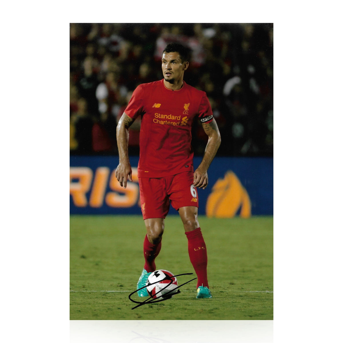 Dejan Lovren Signed 12x8 Photo – The Collectors Corner
