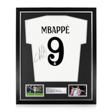 Kylian Mbappé Signed Framed Real Madrid 2024/25 Home Shirt