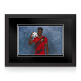 Albert Sambi Lokonga Signed A4 Photo