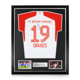 Alphonso Davies Signed Framed Bayern Munich 2023/24 Home Shirt