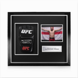Nathaniel Wood Signed Framed UFC Glove w/ The Last Kingsman Inscription