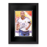 Zinedine Zidane Signed 12x8 Photo