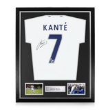 N'Golo Kante Signed Framed Chelsea 2016/17 Third Shirt