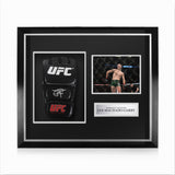 Ian Machado Garry Signed Framed UFC Glove