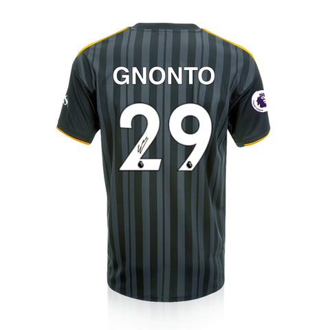 Wilfried Gnonto Signed Leeds United 2022/23 Third Shirt