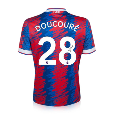 Cheick Doucouré Signed Crystal Palace 2022/23 Home Shirt