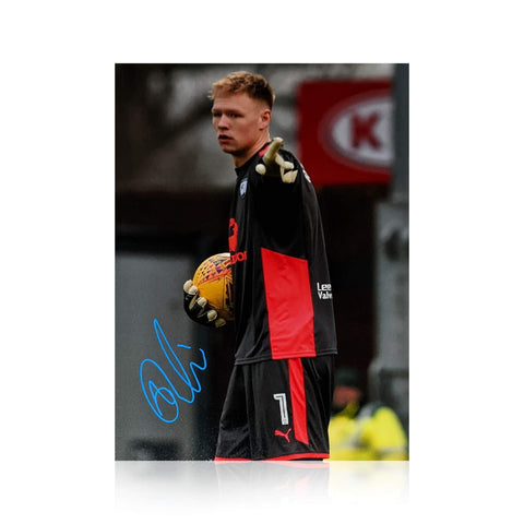 Aaron Ramsdale Signed A4 Photo